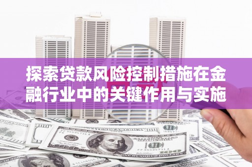 陵水探索贷款风险控制措施在金融行业中的关键作用与实施策略