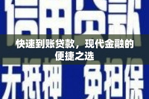 陵水快速到账贷款，现代金融的便捷之选