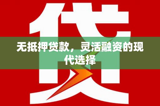 陵水无抵押贷款，灵活融资的现代选择