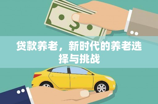 陵水贷款养老，新时代的养老选择与挑战