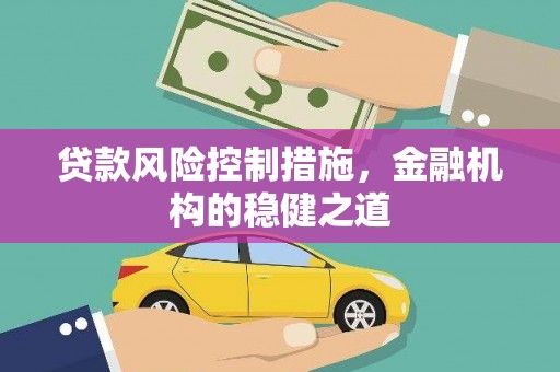 陵水贷款风险控制措施，金融机构的稳健之道