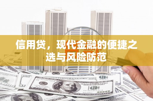 陵水信用贷，现代金融的便捷之选与风险防范