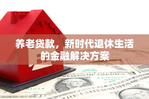 陵水养老贷款，新时代退休生活的金融解决方案