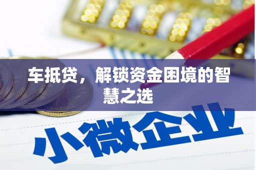 陵水车抵贷，解锁资金困境的智慧之选
